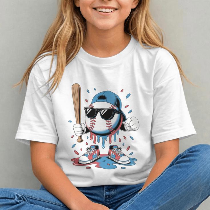 Baseball Lifestyle Apparel Youth Baseball Ice Cream Drip Graphic Youth Baseball Lifestyle Apparel Youth Baseball Ice Cream Drip Graphic Youth