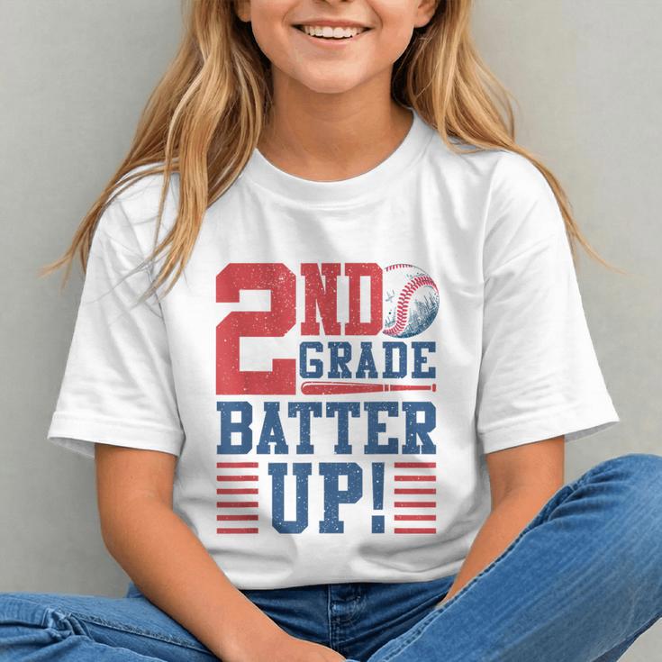 Batter Up for 2nd Grade! Back to School Youth T-shirt