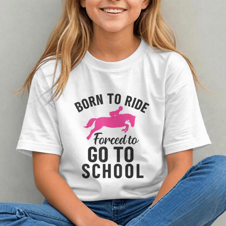 Born to Ride, Forced to School Back to School Youth T-Shirt Born to Ride, Forced to School Back to School Youth T-Shirt