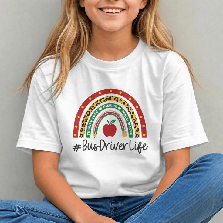 Bright Rainbow Bus Driver Back to School Youth T-shirt Bright Rainbow Bus Driver Back to School Youth T-shirt