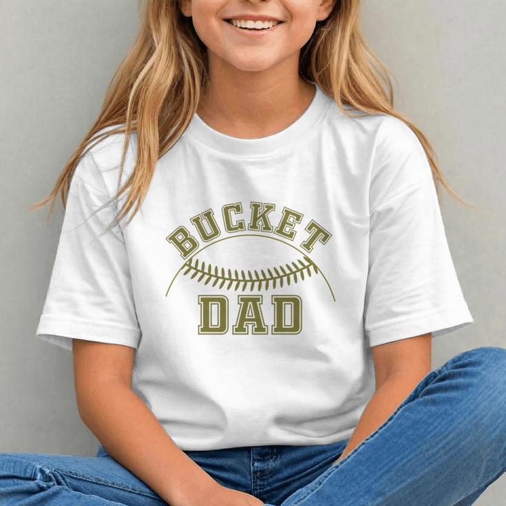 Bucket Dad Softball Dad Baseball Player Dad Graphic Youth