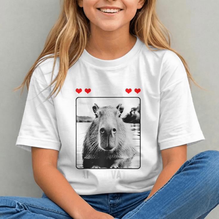 Capybara Love Valentines Day Cute Animal Hearts Raglan Baseball Tee Graphic Youth Capybara Love Valentines Day Cute Animal Hearts Raglan Baseball Tee Graphic Youth