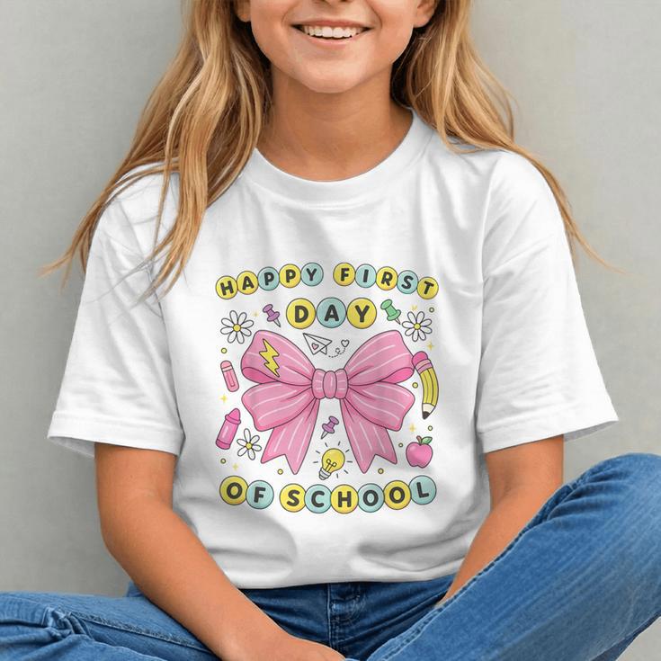 Charming Coquette Bow Bracelet Back to School Youth T-shirt Charming Coquette Bow Bracelet Back to School Youth T-shirt
