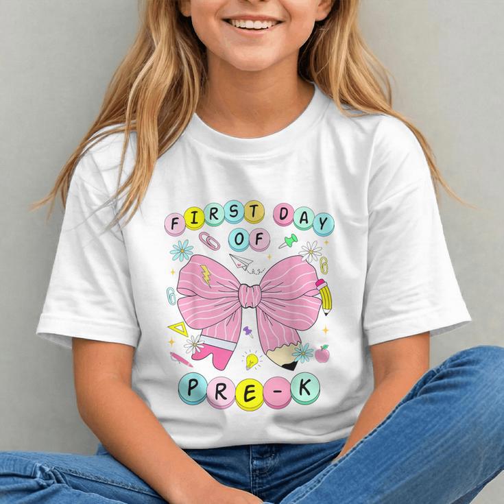 Charming Coquette Bow Pre-K Back to School Youth T-Shirt Charming Coquette Bow Pre-K Back to School Youth T-Shirt