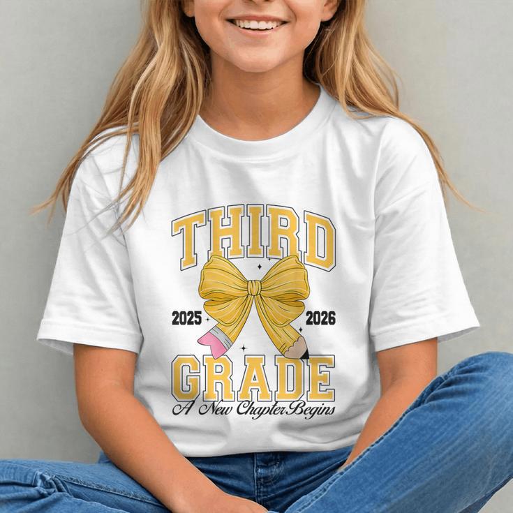 Charming Pencil Bow 3rd Grade Back to School Youth T-shirt Charming Pencil Bow 3rd Grade Back to School Youth T-shirt