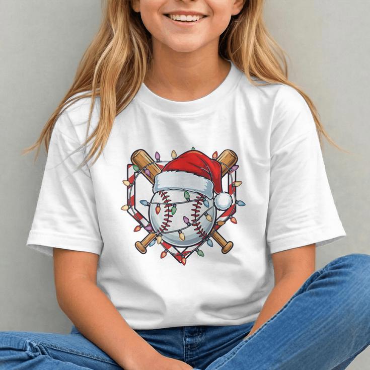 Christmas Baseball Santa Hat For Baseball Players Fans Graphic Youth Christmas Baseball Santa Hat For Baseball Players Fans Graphic Youth