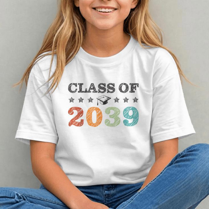 Class Of 2039 Grow With Me Back To School Graduation Graphic Youth
