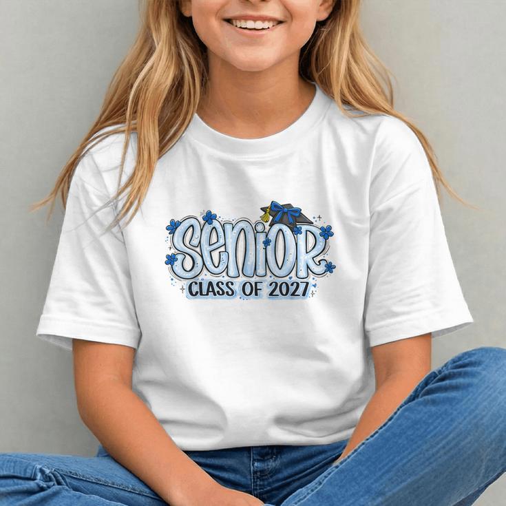 Class of 2027 Blue Senior Back to School Youth T-Shirt Class of 2027 Blue Senior Back to School Youth T-Shirt