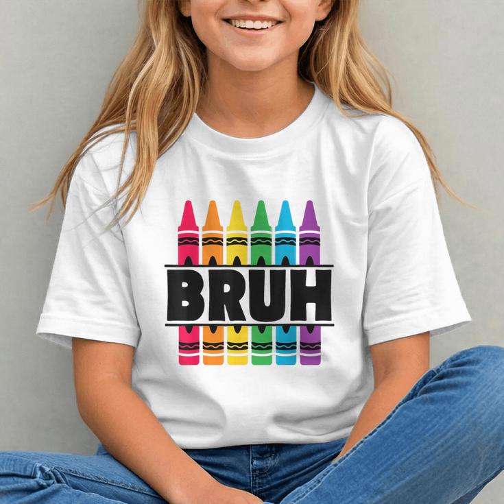 Color the First Day Fun! Crayons Back to School Youth T-shirt Color the First Day Fun! Crayons Back to School Youth T-shirt