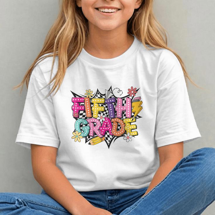 Conquer 5th Grade! Vibrant Back to School Youth T-shirt