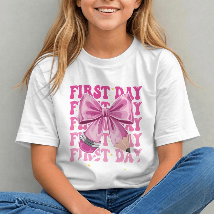 Coquette Bow Back to School Chic Youth T-Shirt Coquette Bow Back to School Chic Youth T-Shirt