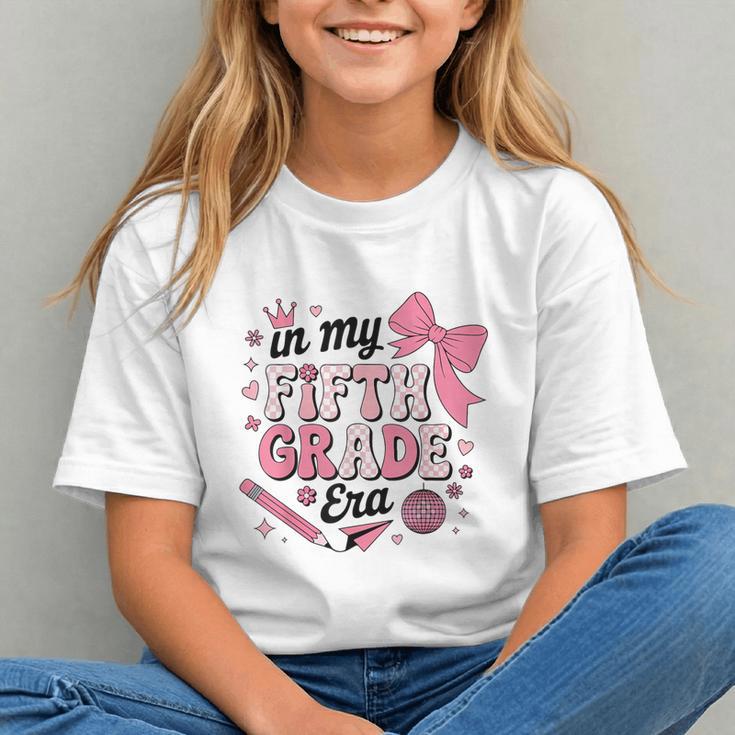 Coquette Bow Fifth Grade Vibes Back to School Youth T-Shirt Coquette Bow Fifth Grade Vibes Back to School Youth T-Shirt