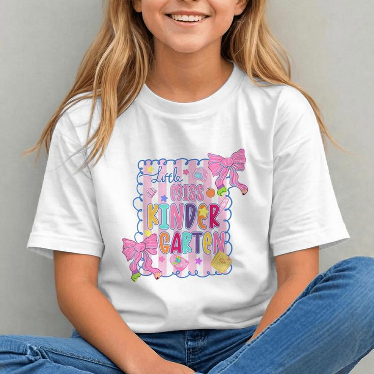 Coquette Kindergarten Charm Back to School Youth T-shirt Coquette Kindergarten Charm Back to School Youth T-shirt