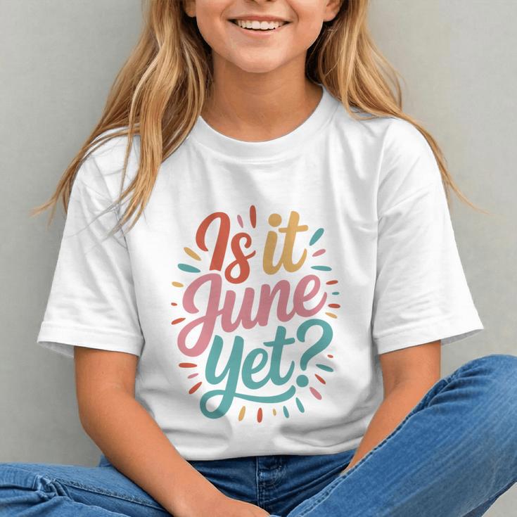 Counting Down to June! Groovy Back to School Youth T-Shirt