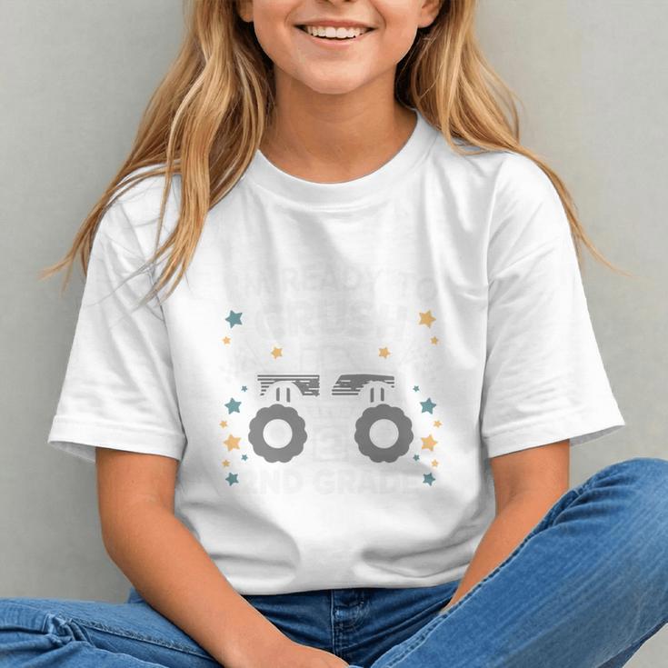 Crush 2nd Grade! Monster Truck Back to School Youth T-Shirt