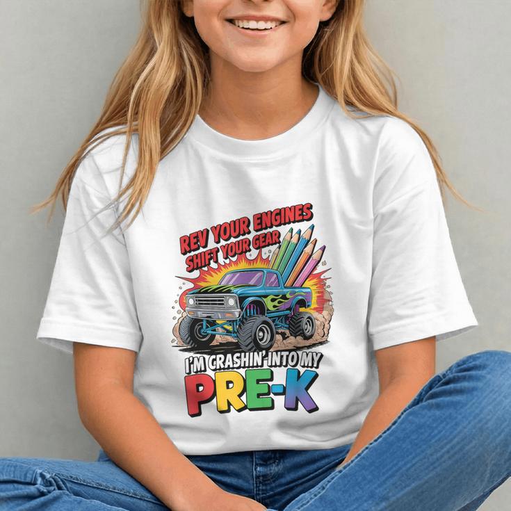 Crush Pre-K in a Monster Truck! Back to School Youth T-Shirt