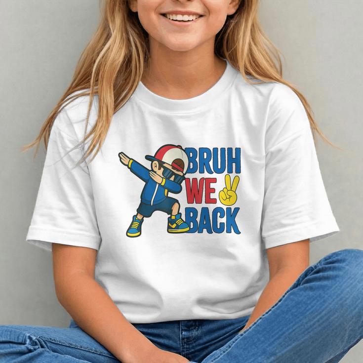 Dabbing into the First Day! Bruh We Back to School Youth T-shirt Dabbing into the First Day! Bruh We Back to School Youth T-shirt