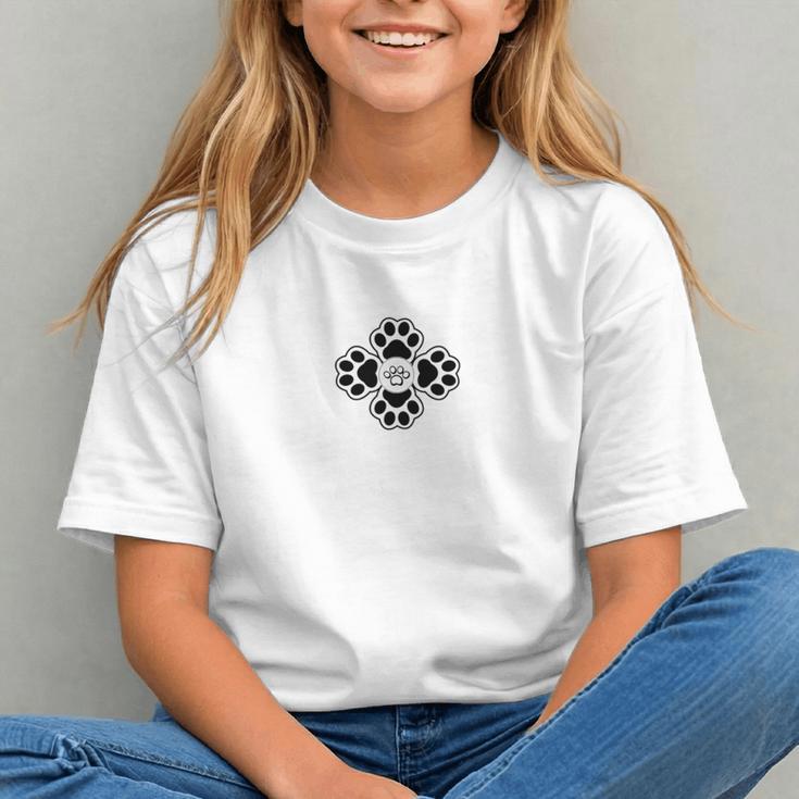 Floral Wildcats School Spirit Back to School Youth T-shirt