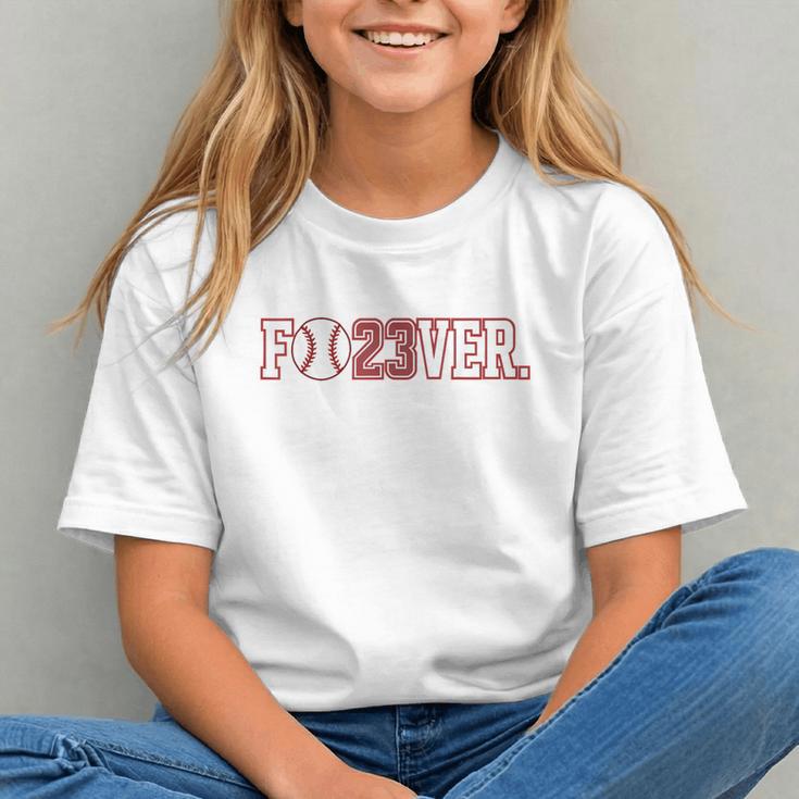 Fo23ver Baseball Sports Fan 23 Forever Graphic Youth Fo23ver Baseball Sports Fan 23 Forever Graphic Youth