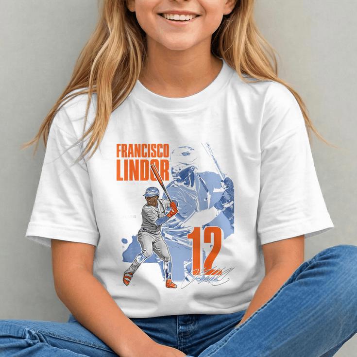 Francisco Lindor New York M Baseball Players MLBFLI304N Graphic Youth Francisco Lindor New York M Baseball Players MLBFLI304N Graphic Youth