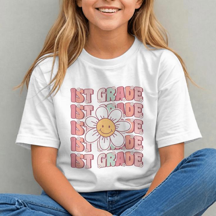 Groovy 70s Vibes for 1st Grade Back to School Youth T-Shirt