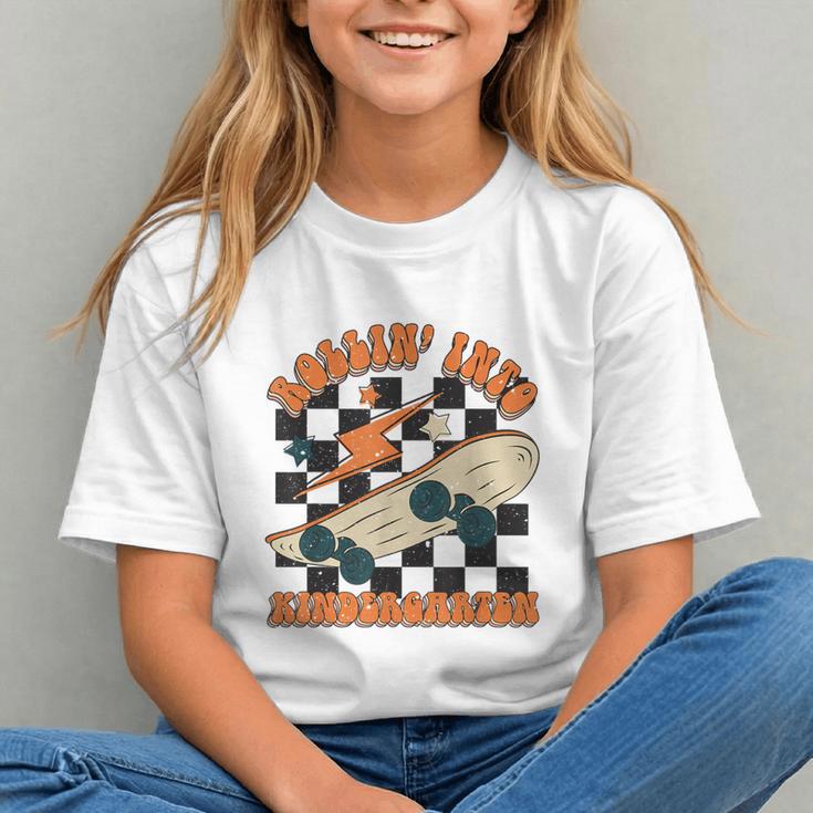 Groovy Kindergarten Vibes Back to School Youth T-shirt Groovy Kindergarten Vibes Back to School Youth T-shirt