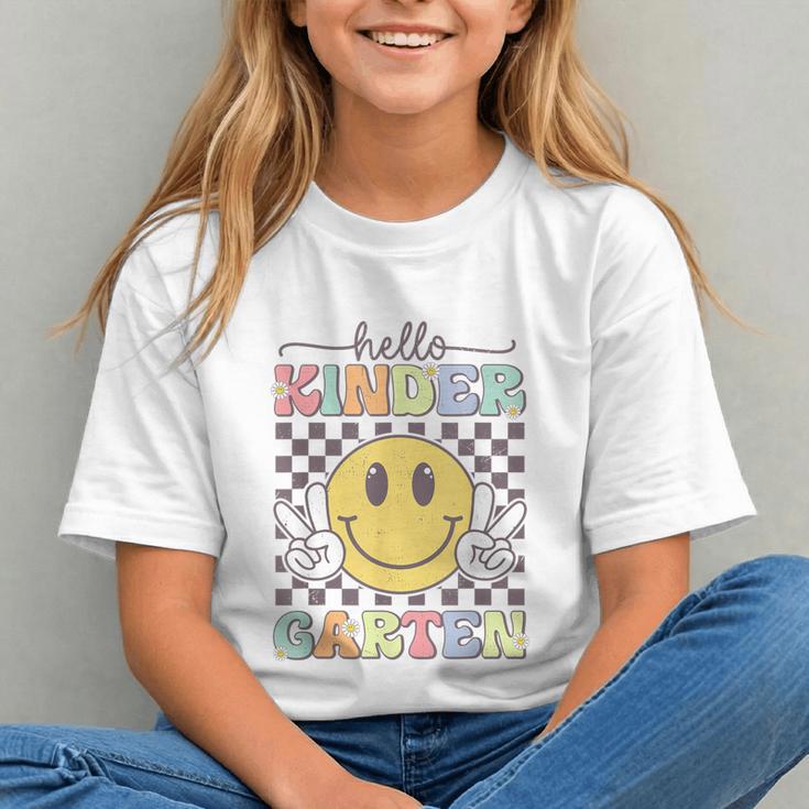 Groovy Kindergarten Vibes Back to School Youth T-shirt Groovy Kindergarten Vibes Back to School Youth T-shirt