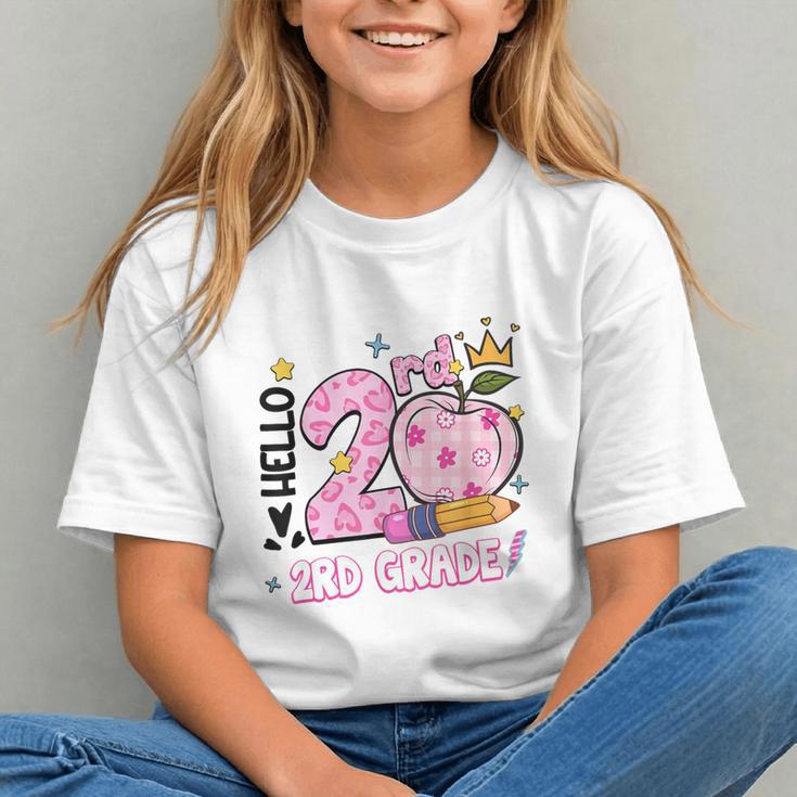 Groovy Leopard Tie Dye 2nd Grade Back to School Youth T-shirt Groovy Leopard Tie Dye 2nd Grade Back to School Youth T-shirt