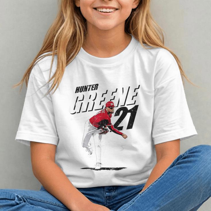 Hunter Greene Cincinnati MLB Baseball Players MLBHGR204M Graphic Youth Hunter Greene Cincinnati MLB Baseball Players MLBHGR204M Graphic Youth