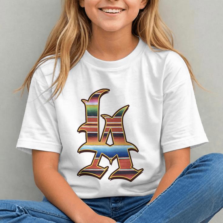 LA Sarape Los Angeles LA Sarape East LA Baseball Mexican Premium Tri-Blend Graphic Youth