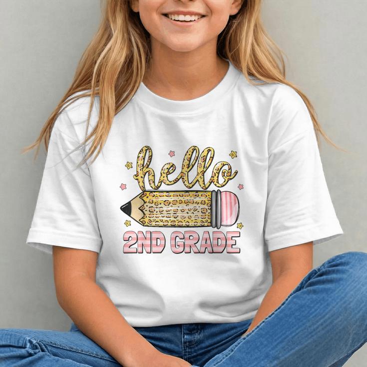 Leopard & Pencil 2nd Grade Back to School Youth T-Shirt