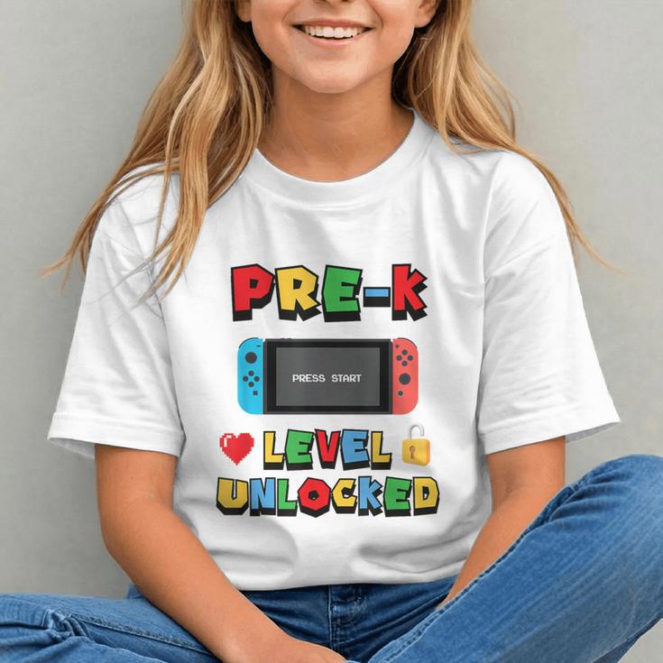 Level Up for Pre-K! Gamer Back to School Youth T-shirt Level Up for Pre-K! Gamer Back to School Youth T-shirt
