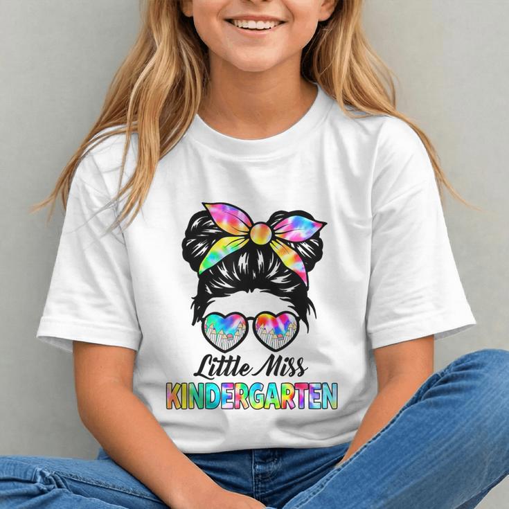 Little Miss KINDERGARTEN First Day Back To School Girls Kids Graphic Youth