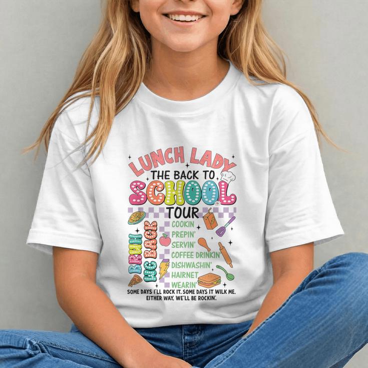 Lunch Cafeteria Crew Lady Back To School Tour Graphic Youth