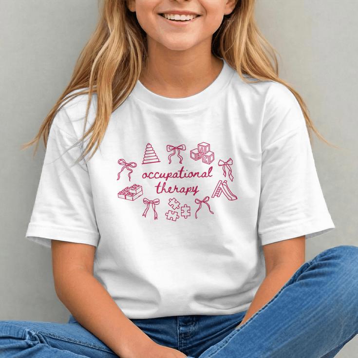 Occupational Therapy Coquette Bow OT COTA Back To School Graphic Youth