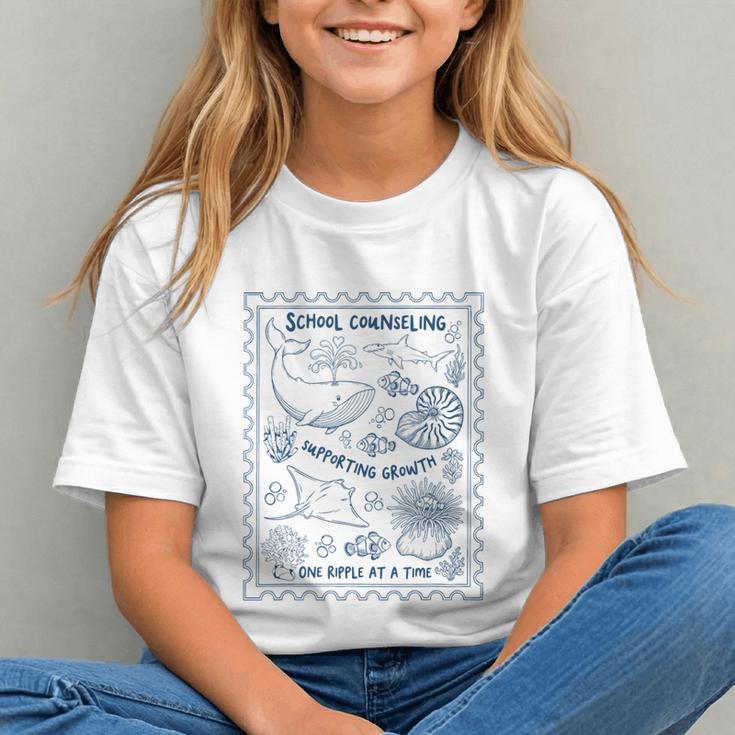 Ocean Vibes School Counselor Back to School Youth T-shirt