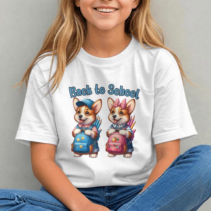 Pawsome Back to School Vibes Cute Corgi Youth T-Shirt Pawsome Back to School Vibes Cute Corgi Youth T-Shirt