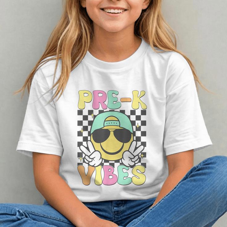 Pre-K Vibes Smile Face Back To School Pre-K Graphic Youth Pre-K Vibes Smile Face Back To School Pre-K Graphic Youth