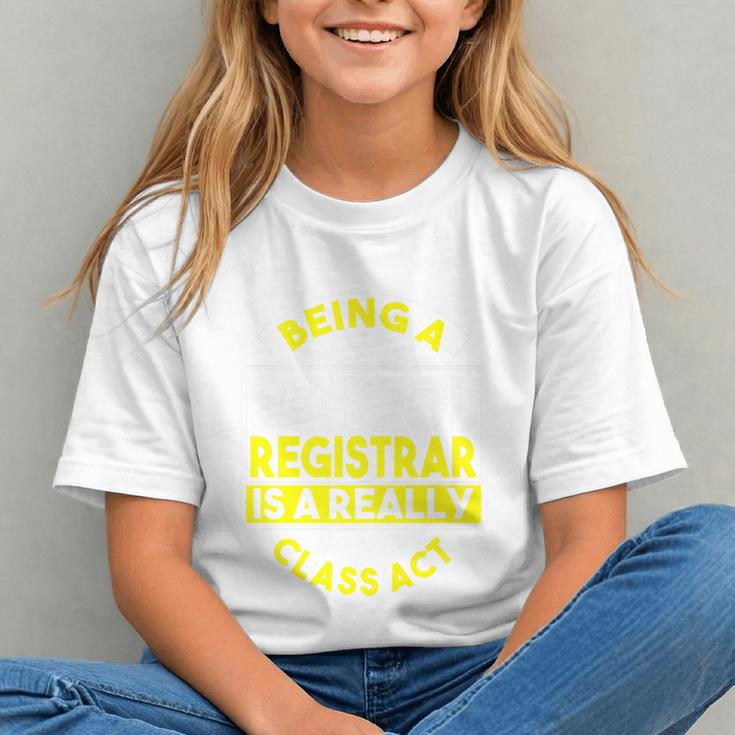 Proud School Registrar Back to School Youth T-Shirt
