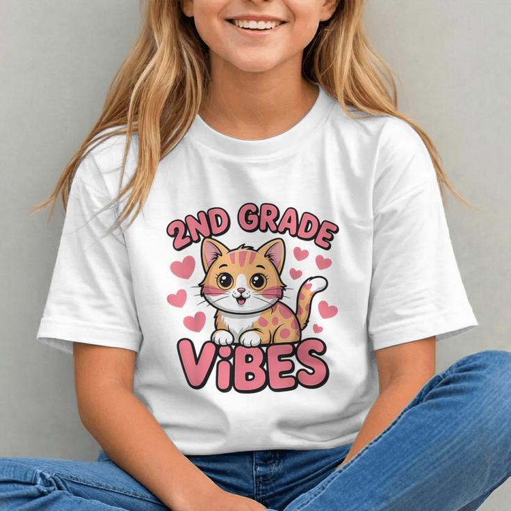 Purr-fect 2nd Grade Vibes Back to School Youth T-Shirt Purr-fect 2nd Grade Vibes Back to School Youth T-Shirt