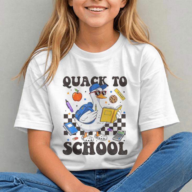 Quack Your Way Back to School! Goose Youth T-shirt