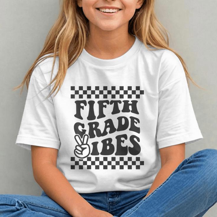 Retro 5th Grade Vibes Back to School Youth T-shirt