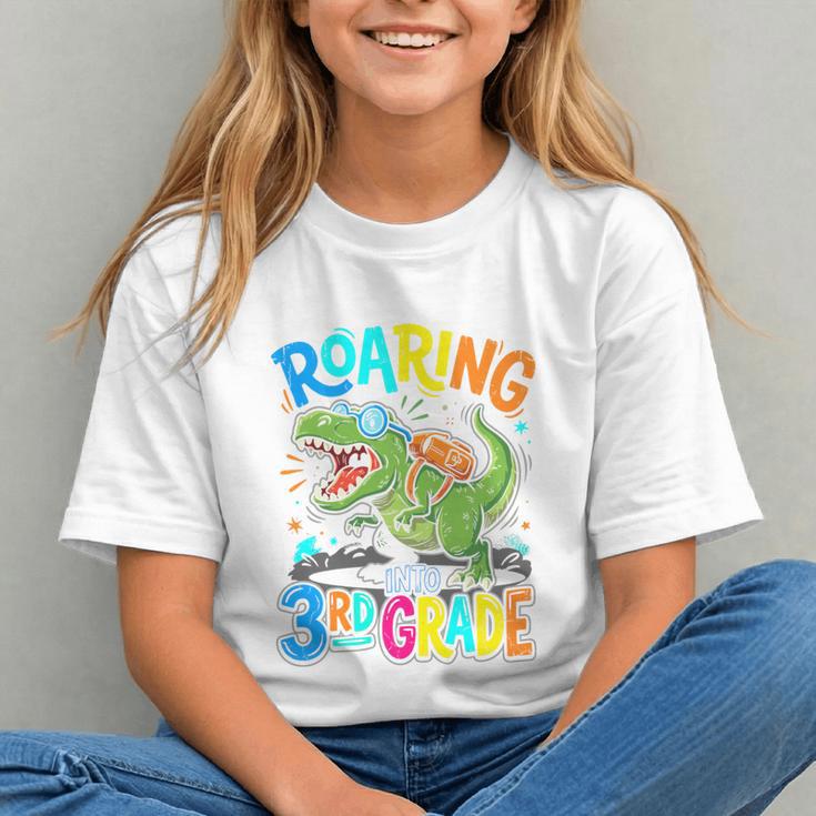 Roaring Dino-Mite 3rd Grade Back to School Youth T-shirt Roaring Dino-Mite 3rd Grade Back to School Youth T-shirt