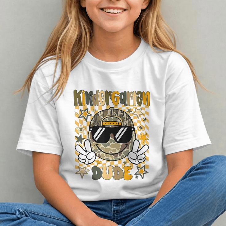 Smiling in Camo! Kindergarten Back to School Youth T-shirt Smiling in Camo! Kindergarten Back to School Youth T-shirt