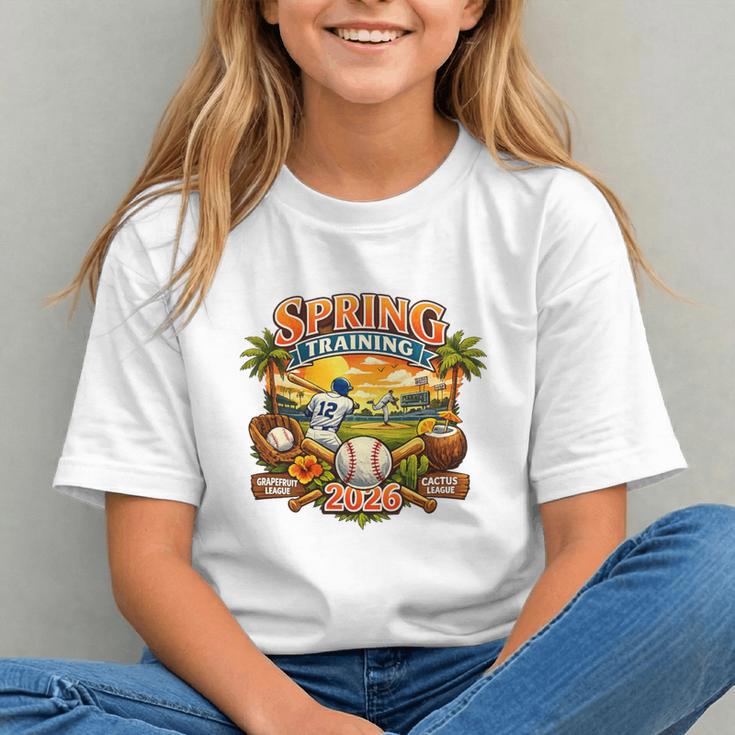 Spring Training 2026 Baseball Vintage Sunset Premium Tri-Blend Graphic Youth