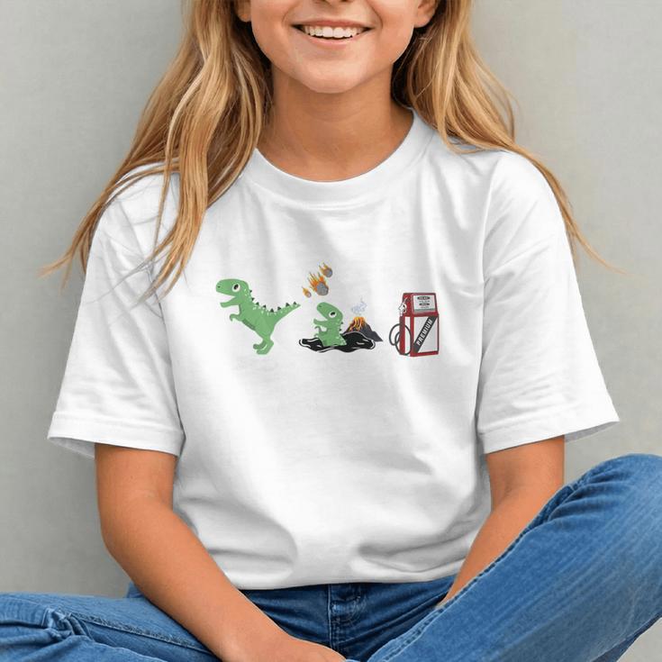 States of Matter Dino Fun Back to School Youth T-shirt