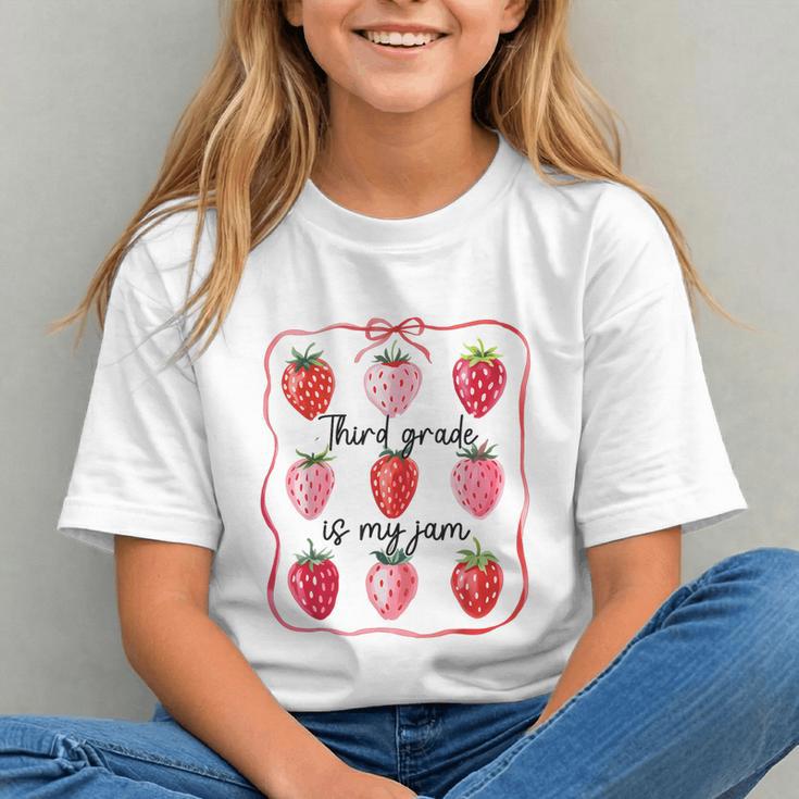 Sweet Strawberry 3rd Grade Jam Back to School Youth T-Shirt Sweet Strawberry 3rd Grade Jam Back to School Youth T-Shirt