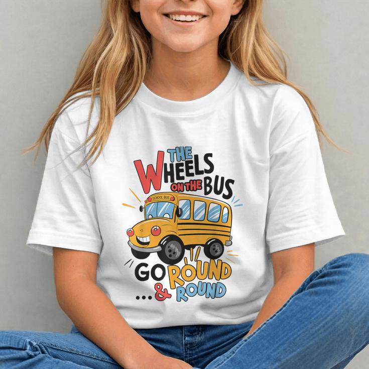 The Wheels on the Bus Roll Back to School Youth T-shirt