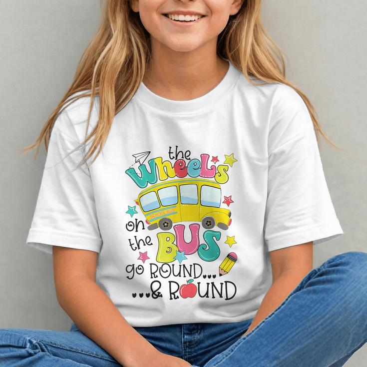 The Wheels on the Bus Roll Back to School Youth T-shirt