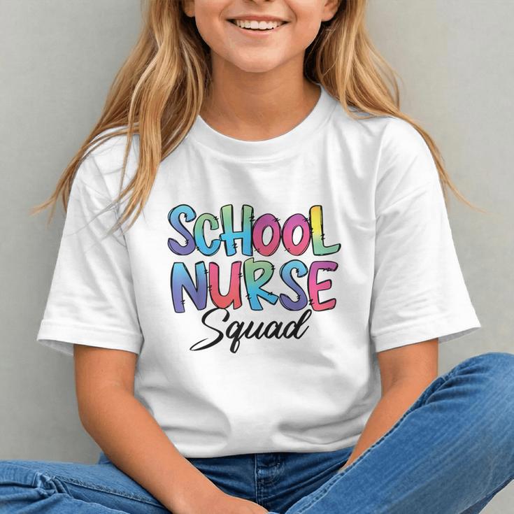 Tie Dye Vibes for the School Nurse Squad Youth T-shirt Tie Dye Vibes for the School Nurse Squad Youth T-shirt